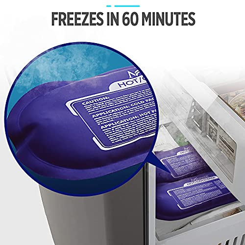Reusable Hot and Cold Ice Packs for Injuries (3-Piece Set), Joint Pain