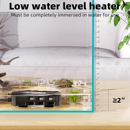 Aquarium Fish Tank Heater: 100W Submersible Aquarium Heaters with Adjustable Digital LED Controller Leaving Water Automatic Stop Heating for 10-20 Gallon Turtle Freshwater Saltwater - size: 100W(10-30gallon)