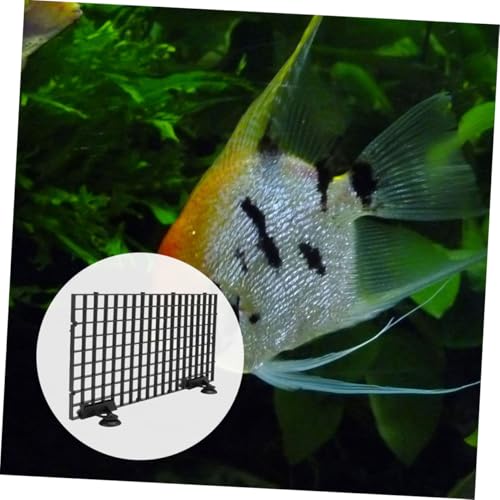 4sets Aquarium Divider with Plastic Grate Isolation Board for Fish Tank Easy Installation Sturdy Crate Diffuser Grid Panel Bottom Tray for Multiple Species