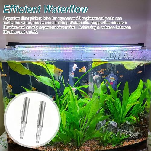 Aquarium Filter Intake Extension Tube,Intake Tube Compatibility with Aquaclear Power Filter 20 30 50, Aquarium Filter Pickup Tube Keeps Water Crystal Clear,Replacement Tube Aquarium Filter Accessories