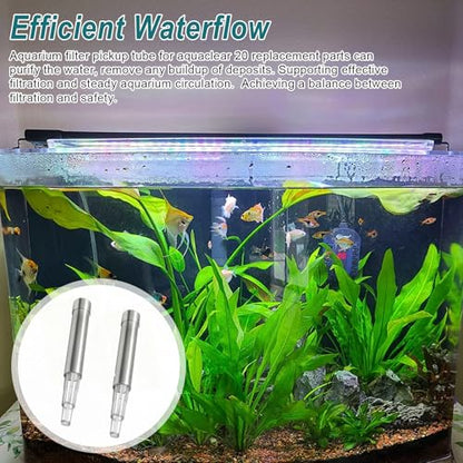 Aquarium Filter Intake Extension Tube,Intake Tube Compatibility with Aquaclear Power Filter 20 30 50, Aquarium Filter Pickup Tube Keeps Water Crystal Clear,Replacement Tube Aquarium Filter Accessories
