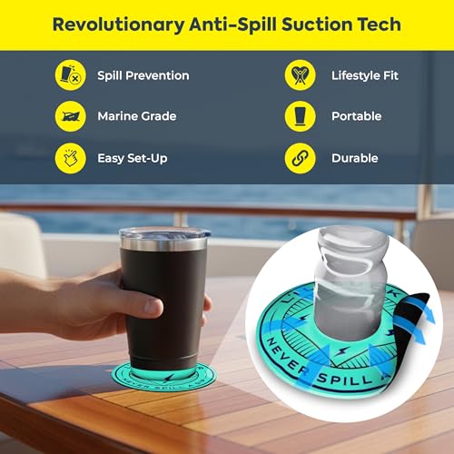 Lil Sucker Suction Cup Holder – Universal Drink Holder for Paddle Board, Kayak, ATV & Boat – Clip-On Coffee, Anti-Spill - Never Spill a Sip Pack of 2