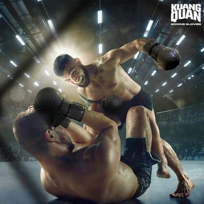 MMA Gloves for Sparring,Muay Thai,Training - color: Black, size: Large
