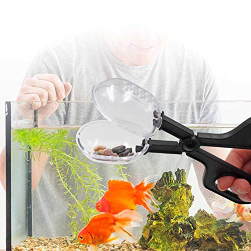2 Pieces of Reptile Feeding Clamp Reptile Poop Scoop Cage Fish Tank Cleaning Tools Reptile Feeding Tool for Gecko Lizard Bearded Dragon