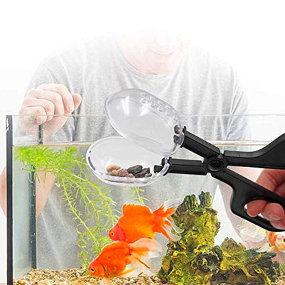2 Pieces of Reptile Feeding Clamp Reptile Poop Scoop Cage Fish Tank Cleaning Tools Reptile Feeding Tool for Gecko Lizard Bearded Dragon
