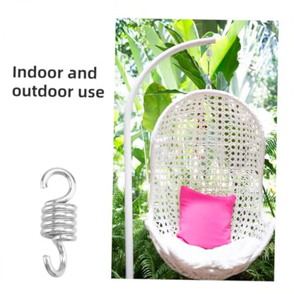 4pcs Stainless Steel Swing Springs for Hanging Chair and Hammock - size: 11.30X3.90X3.90CM