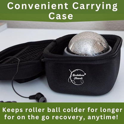 Brookethorne Naturals Cryoglide Ice Roller Ball Massager | Cold Therapy