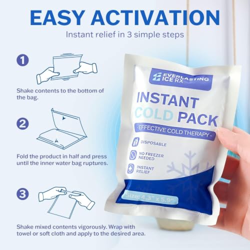 5000 Pack Instant Ice Packs for Injuries, Bulk Full Pallet Delivery - style: 5000 Pack