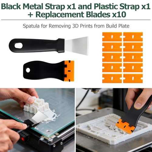 3D Printer Tools Kit Complete 3D Printer Accessories with Scrapers, Files, Tweezers, Brushes & More for Model Finishing Removing and Cleaning – Ideal for Beginners & 3D Printing Enthusiasts