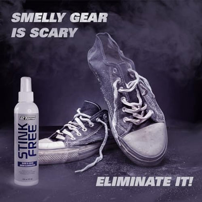 2Toms StinkFree Shoe Odor Eliminator Spray for Shoes & Gear, 8 Ounces | Odor Eliminating Spray for Smelly & Stinky Shoes & Athletic Gear - size: 8 Fl Oz (Pack of 1)