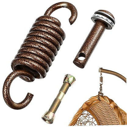 Hammock Spring Buckle for Hanging Chair Hook, Alloy Coffee