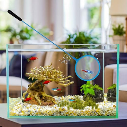 4 Pcs Mini Brine Shrimp Net Aquarium Fish Net Random Color Fish Net for Fish Tank for All Fish