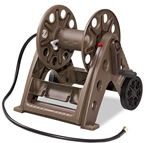 Liberty Garden Products 514 Two Wheel, Hose Cart, Plastic,bronze (Assembly required) - style: Hose Cart