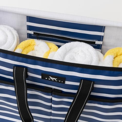 SCOUT Ben Pocket Tote - Multi-use with breakway zipper - color: Catch of the Day
