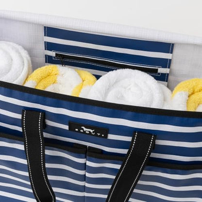 SCOUT Ben Pocket Tote - Multi-use with breakway zipper - color: Catch of the Day