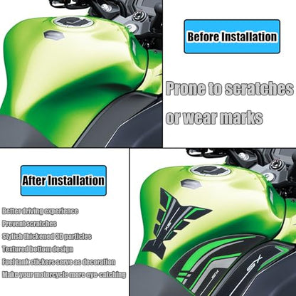 For Ninja 1100SX SE ABS Ninja 1000SX Z1000SX 2020-2026 Accessories Side tank pads tank knee pads traction pads tank protection decals