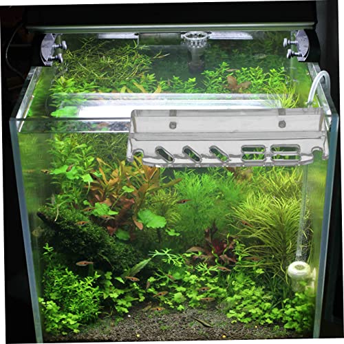 SUPVOX Aquarium Tank Cleaning Tool Holder Stand Fish Tank Tool Rack Multiple for Scissors Tweezers Tongs Scraper Brush Aquarium Supplies