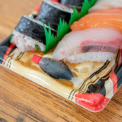 Japanese Soy Sauce Fish-shaped Bottles Tarebin 4ml 200pcs, Made in Japan for Bento Box, Mini Disposable Bottles, Kitchen, Seasoning, Dressing, Sauce