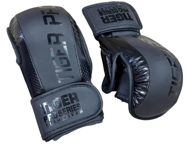 MMA Sparring Gloves with Extra Knuckle Padding, Leather Training Gloves for Grappling, Kickboxing & MMA Training - size: X-Large