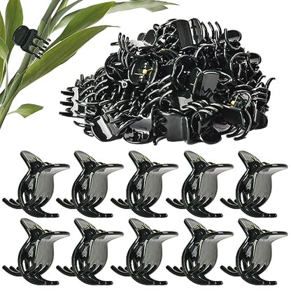 50 Pcs Large Plant Clips Orchid Clips Plant Orchid Support Clips Flower Vine Clips for Supporting Stems Vines Stalks Climbing Plants Grow Upright
