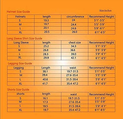 Body Safe Guard Padded Compression Shirts, Long Sleeve Shoulder Rib Chest Protector Suit for Football - size: X-Large