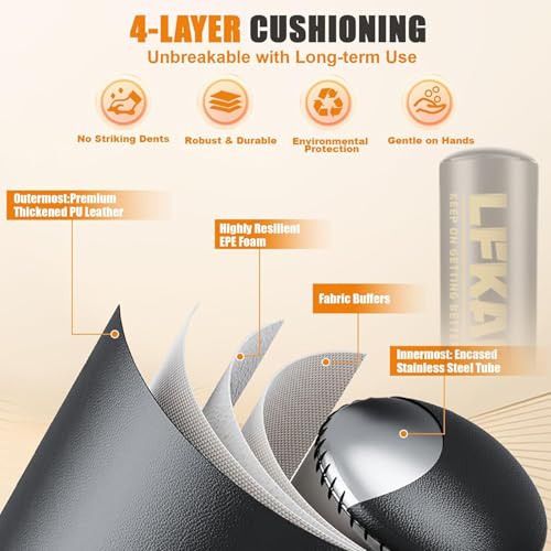 Freestanding Punching Bag with Boxing Gloves, Heavy Boxing Bag with Stand for Adult, Standing Kickboxing Bag - color: Black