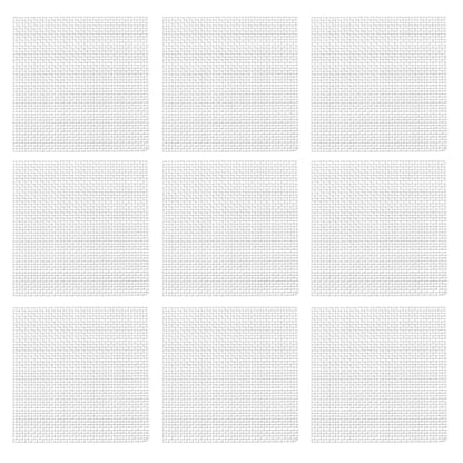 balacoo 10pcs Aquarium Mesh Screen Stainless Steel Wire Mesh Pad Fish Tank Plants Moss Net for Aquatic Plants Decor
