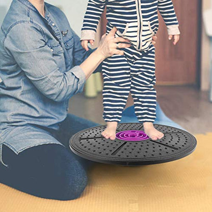 Labyrinth Balance Board, Yoga Balance Board with Maze, 14.6inch Plastic Wobble Stability Board Core Strength Fitness Disc for Home Gym Workout 150KG Load