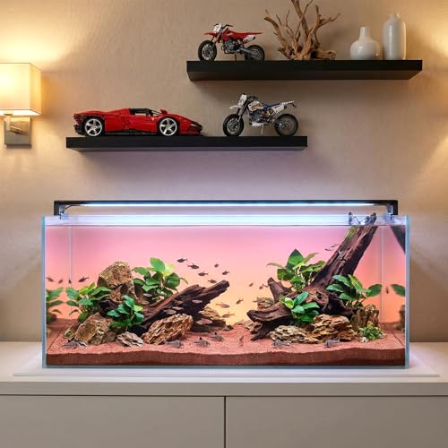 Aquarium Leveling Mat, 12 x 48 Inch Under Tank Pad, 6mm Thick Non-Slip Shockproof Fish Tank Cushion, Waterproof, Easy to Cut, White - color: White, size: 12 x 48in