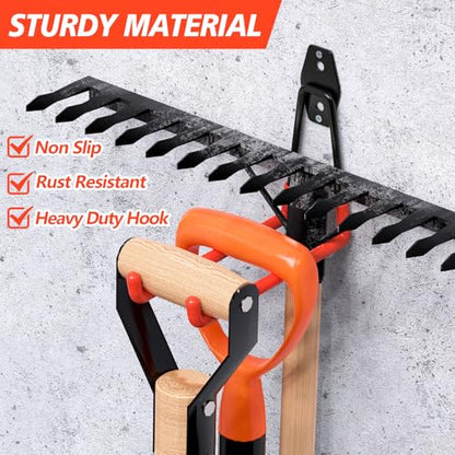 40-Pack Garage Hooks for Storage & Hanging Items, Save Space - color: 40 Pack Orange