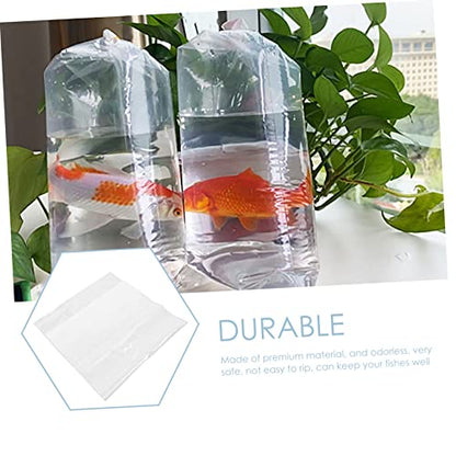 MAGICLULU 20pcs Pet Fish Bag for Aquarium Substrate Bags Easy to Use Live Fish Transport - size: 40X65X0.1CM