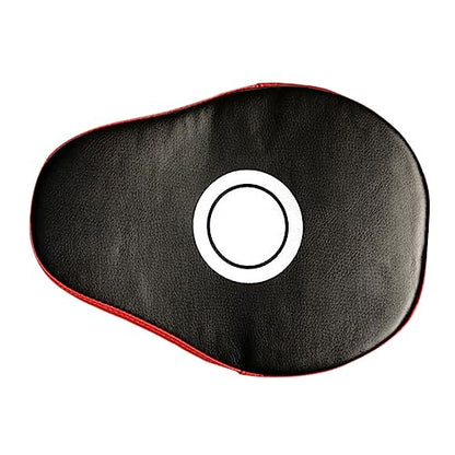 Punch Mitts 1 Pair Black PU Boxing Training Focus Pads for Muay Thai | Moderate Thickness, Strong Resistance, Unique Logo, Simple Atmosphere, Compact Hand-Held Set for Martial Arts Drills
