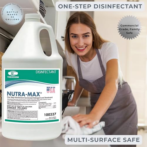 Nutra-Max Hospital Grade Disinfectant Cleaner Concentrate, Makes 32 Gallons