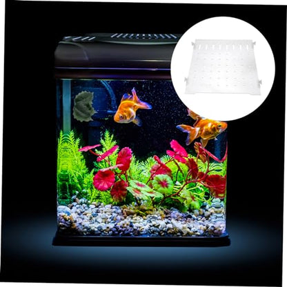 ORFOFE 1set Fish Tank Segregation Board Easy Install Isolation Plate for Mixed Breeding Fixed Clips Increases Fish Survival Rate by Separating Aggressive Species
