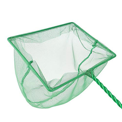2 Pcs Aquarium Fish Net, 6 inches Fine Mesh Quick Catch Fish Net for Fish Tank Betta Fishing Net
