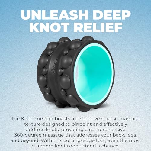 Chirp Wheel XR 6" Knot Kneader Back Roller for Deep Tissue Relief, Mint | Knot Kneader Back Roller, Shiatsu Foam Roller for Deep Muscle Knots, Trigger Point Back Massager, 6 Inch - size: 6 Inch Mint