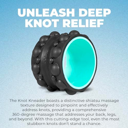 Chirp Wheel XR 6" Knot Kneader Back Roller for Deep Tissue Relief, Mint | Knot Kneader Back Roller, Shiatsu Foam Roller for Deep Muscle Knots, Trigger Point Back Massager, 6 Inch - size: 6 Inch Mint