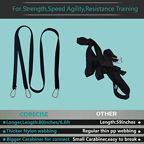 Weighted Training Waist Belt for Pulling Sled and Tires,Weight Sled Pulling Strap,Sled Trainer Pull Leash of Sled Harness,Pulley Strap for Strength Speed Agility Training - style: Strap 1