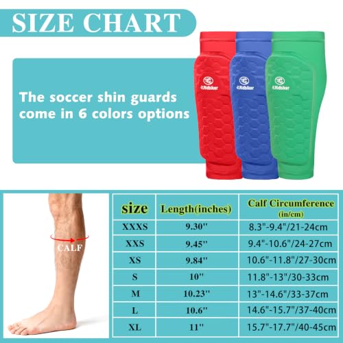 Soccer Shin Guards Shin Pads for Kids Youth Adult - color: Black+Black, size: X-Large