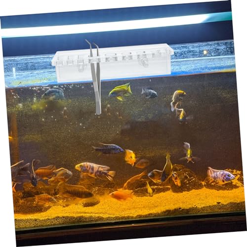 GANAZONO Aquarium Tool Holder -Mounted Organizer for Scissors Tweezers and Maintenance Tools Space-Saving Storage for Fish Tank Care