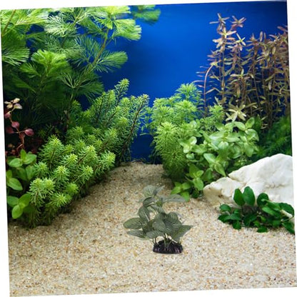 PRETYZOOM Realistic Artificial Aquarium Plants Plastic Water Grass Decor for Fish Tank Vibrant Aquatic Landscape Ornament with Base for Betta Hiding Spots Easy