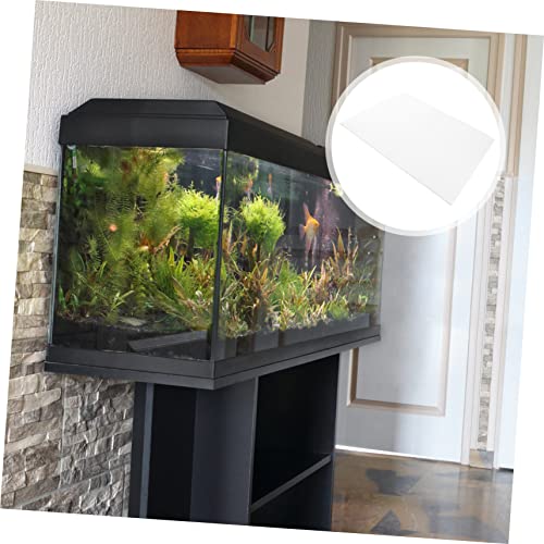 Reptile Terrarium Cushioning Mat Thickened Non- Fish Tank Pad Bottom Mat for Aquarium Lightweight Insulation Compression Resistance - color: White