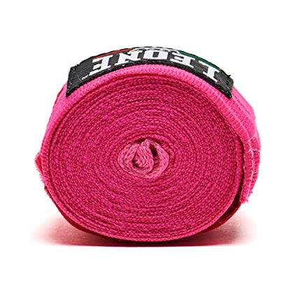 LEONE 1947, Hand Wraps Black - color: pink, size: 2,5 m