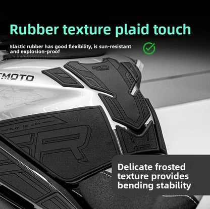Gas Tank Sticker Anti Scrape Compatible with CFMOTO 450SS 2023 2024,Black,Gas Tank Protector,CFMOTO 450SS Accessories - color: Black
