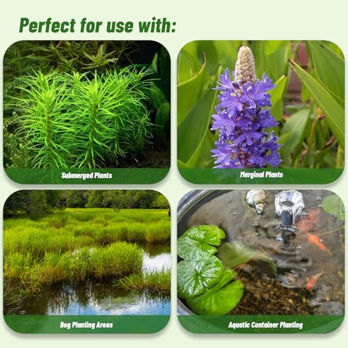 Doter Aquatic Soil for Plants 4.4LBS, Clay Aquarium Soil Suitable for Small Ponds & Water Plants Like Lotus & Water Lily, Safe for Fish & Aquatic Life - size: 4.4 LBS