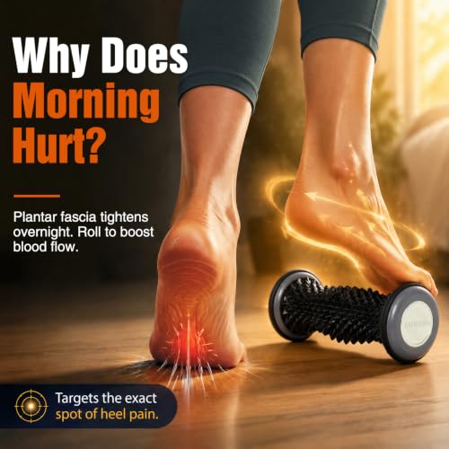 Plantar Fasciitis Relief Kit – Foot Stretcher and Foot Massager Roller, Stretch and Roll Routine for Heel Pain,Arch Pain, Simple At-Home Daily Foot Care - color: Black（2pcs）