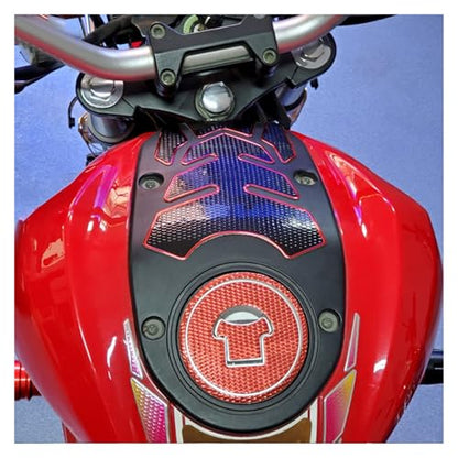 3D Fuel Tank Sticker for Motorcycle Tank Pad Fish Bone Mat Oil Gas Tank Protector Motorcycle Cover Decal Decoration Gas Stickers Decals