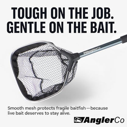 Core Series Bait Net, 18" Handle, 10" Hoop, Aluminum Frame with EVA Grip