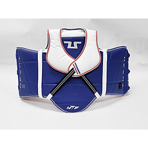 Taekwondo TKD Reversible Adult Chest Protector WTF Approved - size: Medium (3)