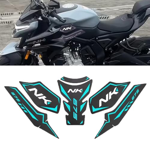For 675NK 675nk 2026 2025 Motorcycle Accessories Fuel Tank Protection Stickers Gas Tank Pad Anti Slip Decoration Decals Kits (Blue)